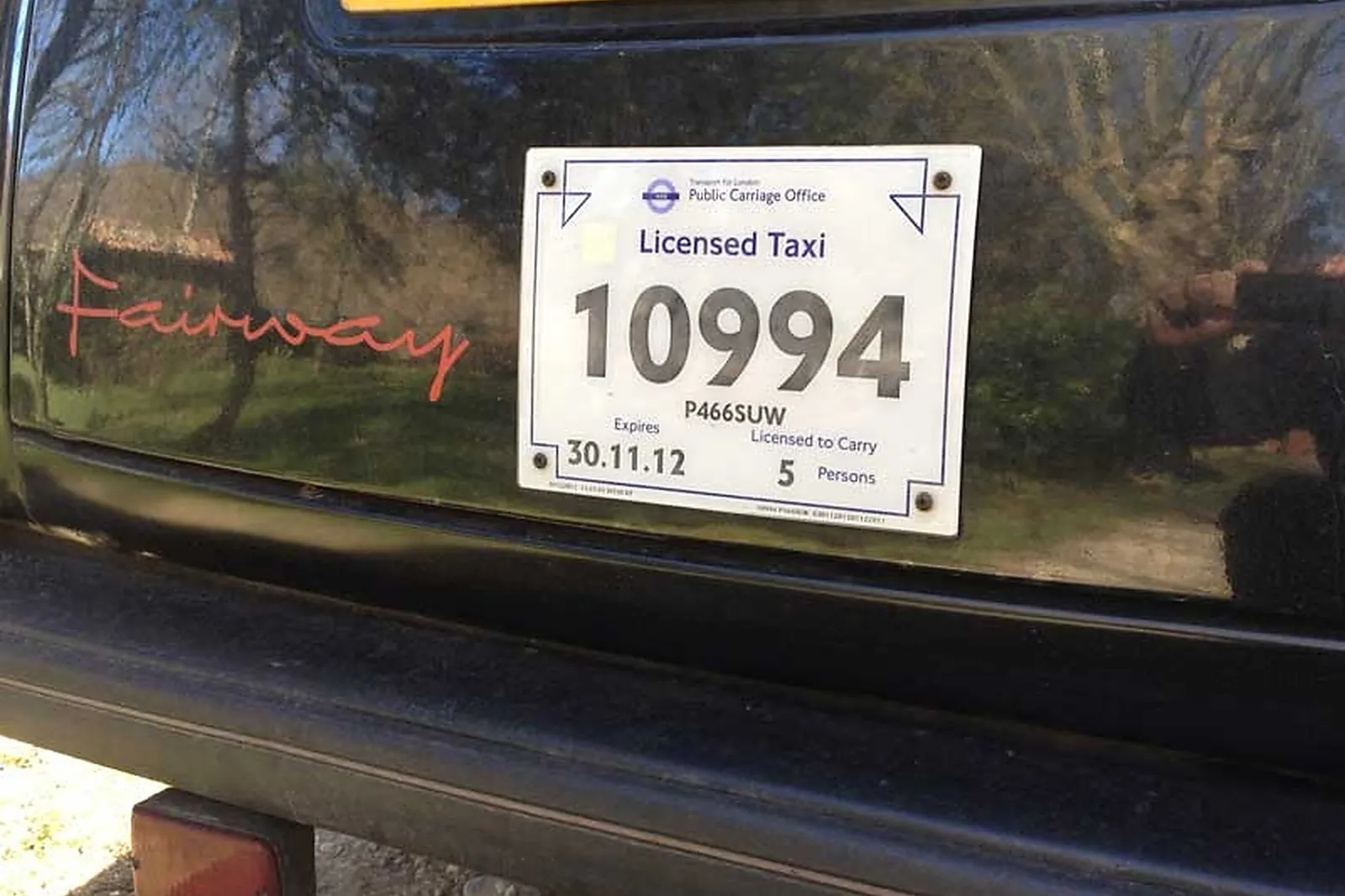 Voiturier, MARIAGE TAXI ANGLAIS LOCATION