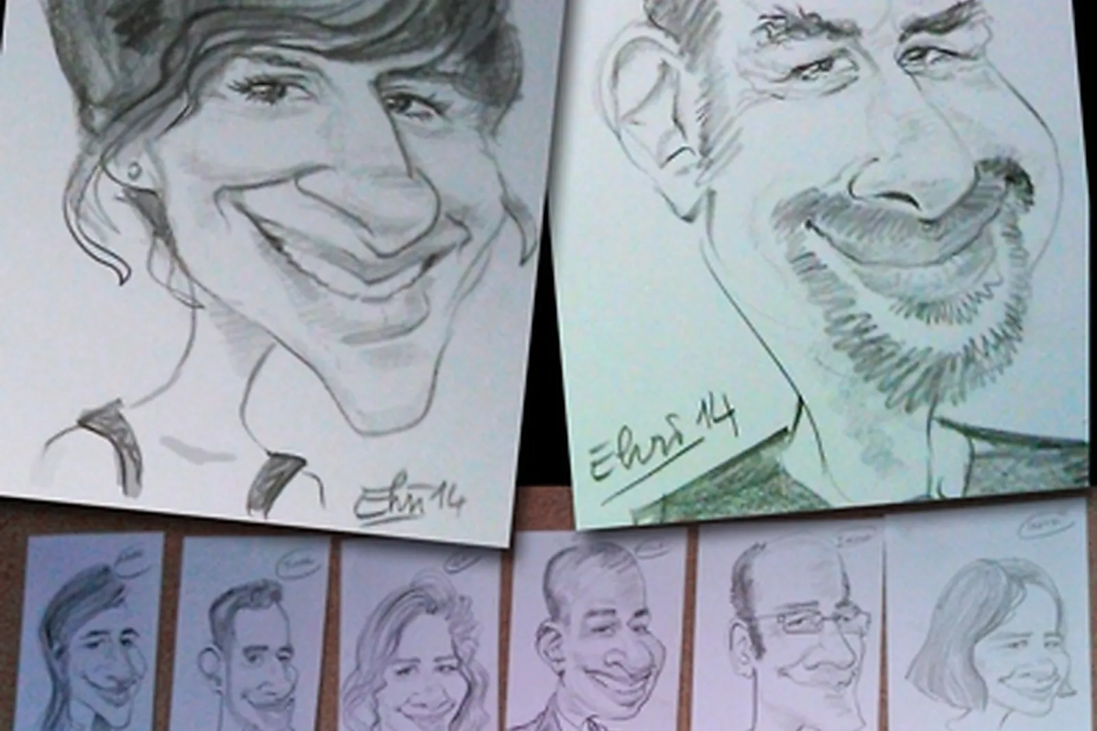 Animations événementielles, ELVIS CARICATURISTE