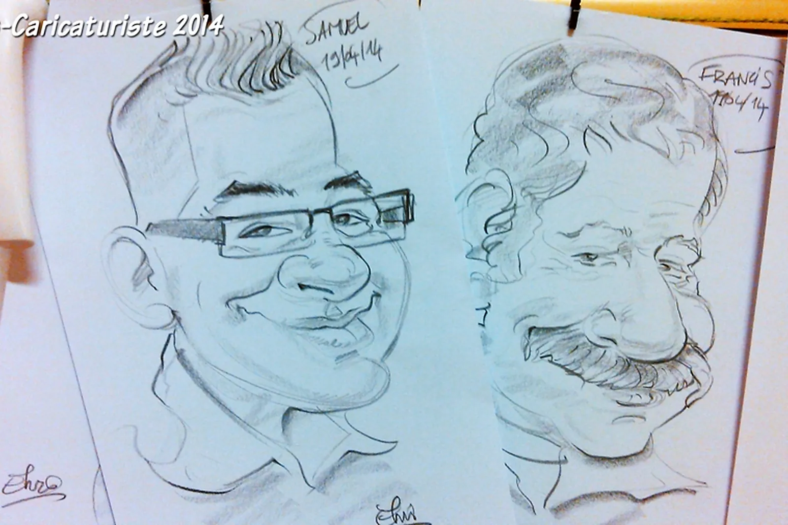 Animations événementielles, ELVIS CARICATURISTE