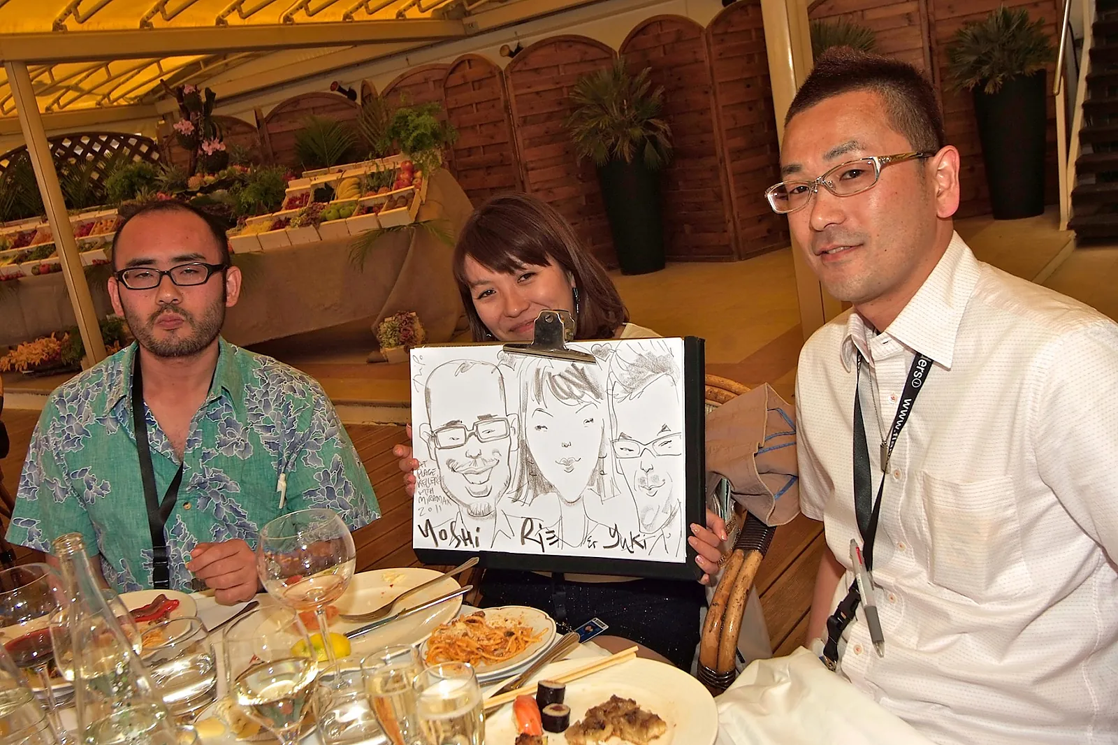 Animations événementielles, RIPO LE CARICATOURISTE