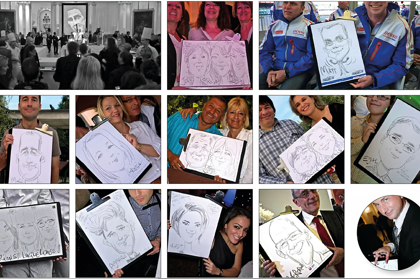 Animations événementielles, RIPO LE CARICATOURISTE