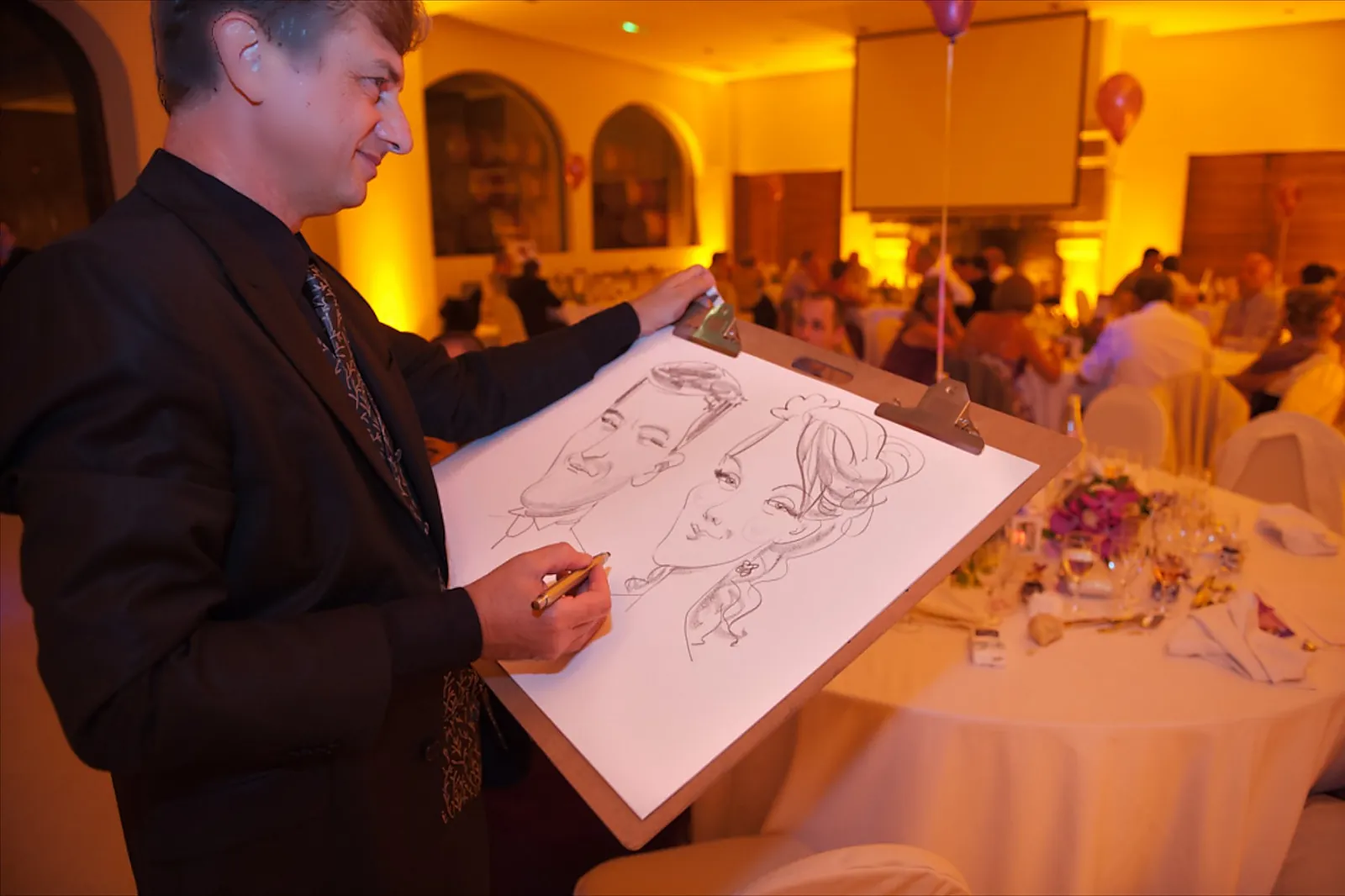 Animations événementielles, RIPO LE CARICATOURISTE