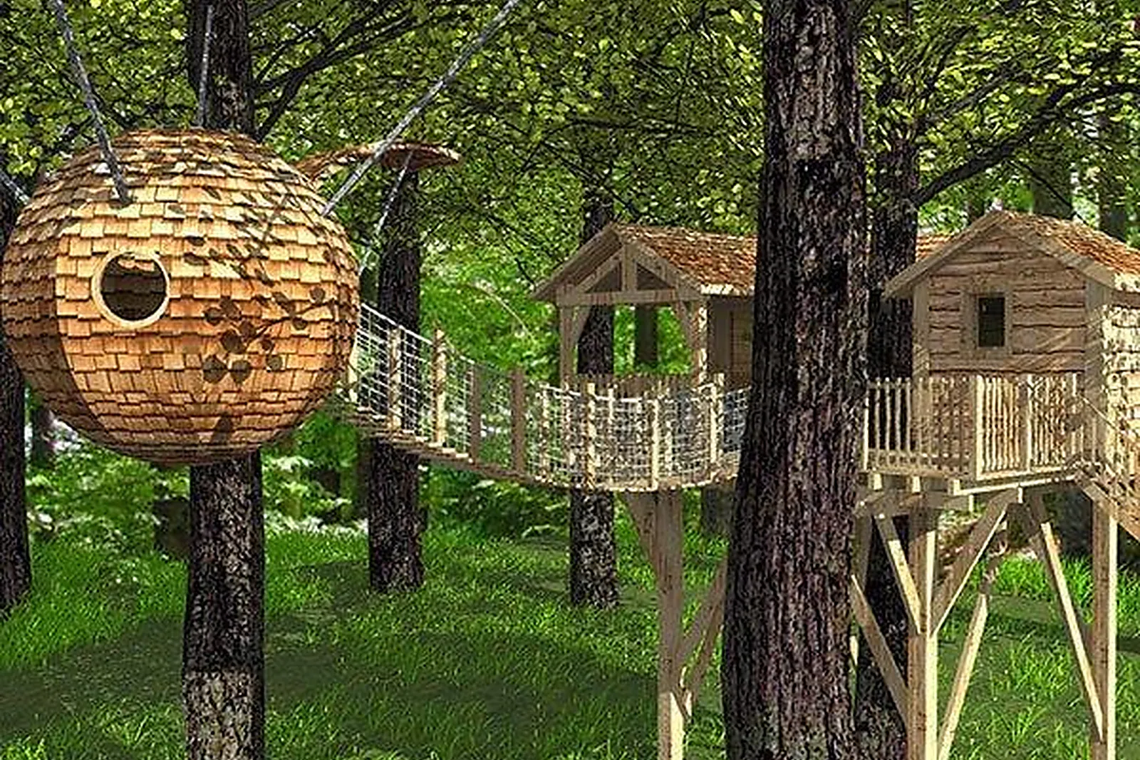 Lieux événementiels, CABANES DES GRANDS CHÊNES