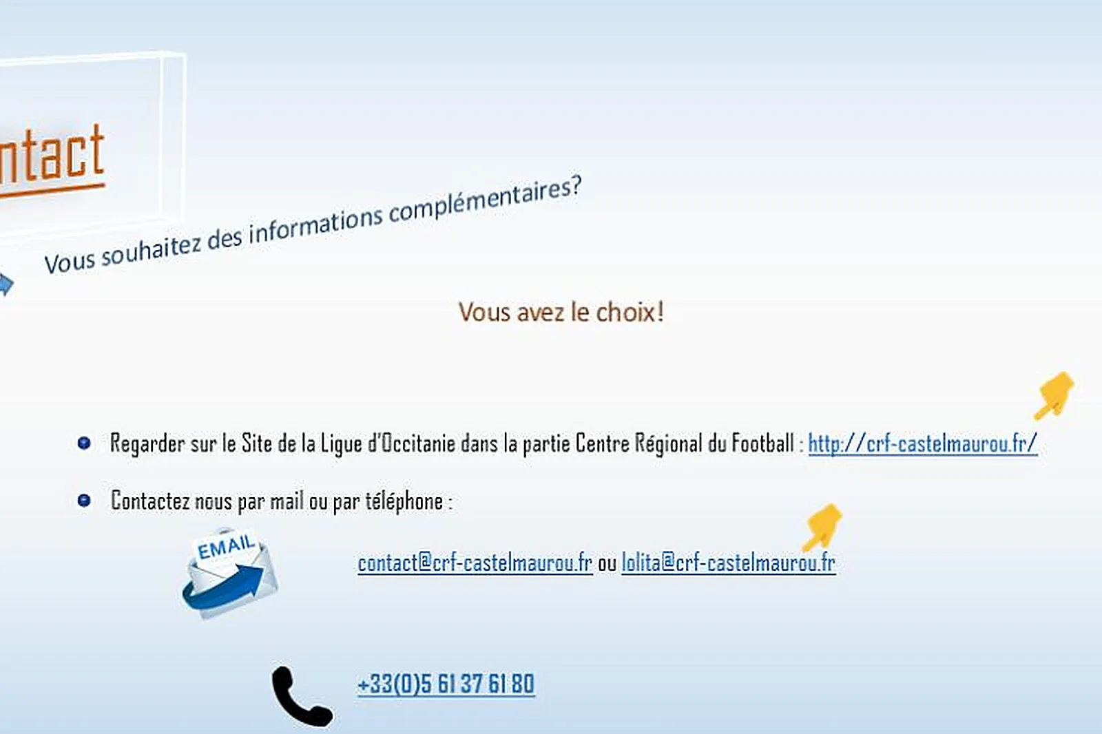 Lieux événementiels, CENTRE RÉGIONAL DU FOOTBALL D'OCCITANIE