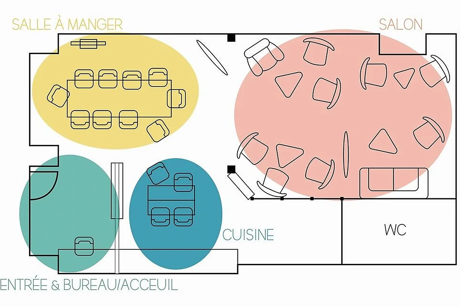 Lieux événementiels, D'UN SIÈGE À L'AUTRE - RUE BUGEAUD