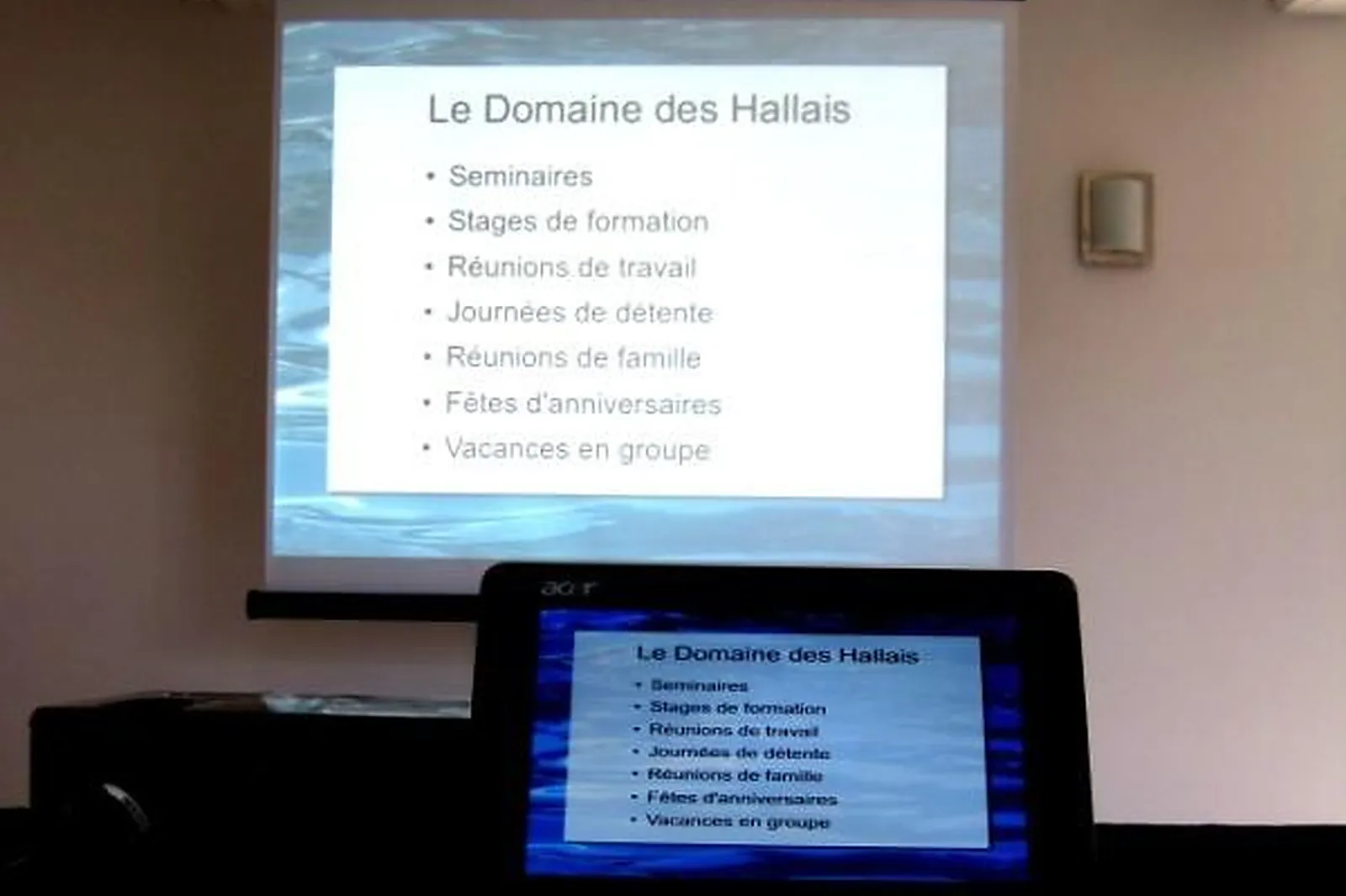 Lieux événementiels, DOMAINE DES HALLAIS