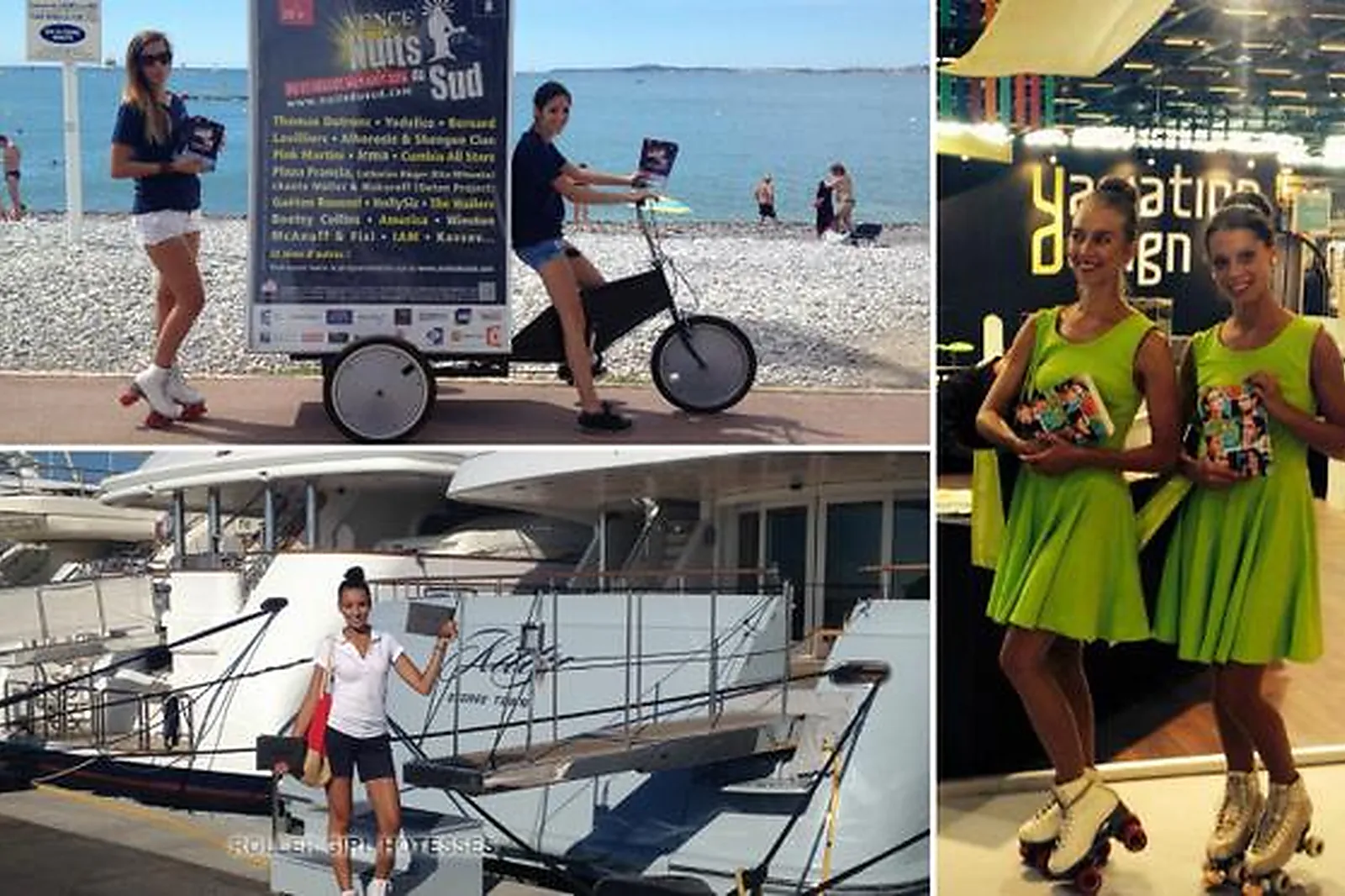 Hôtes et hôtesses d'accueil, ROLLER GIRL HÔTESSES