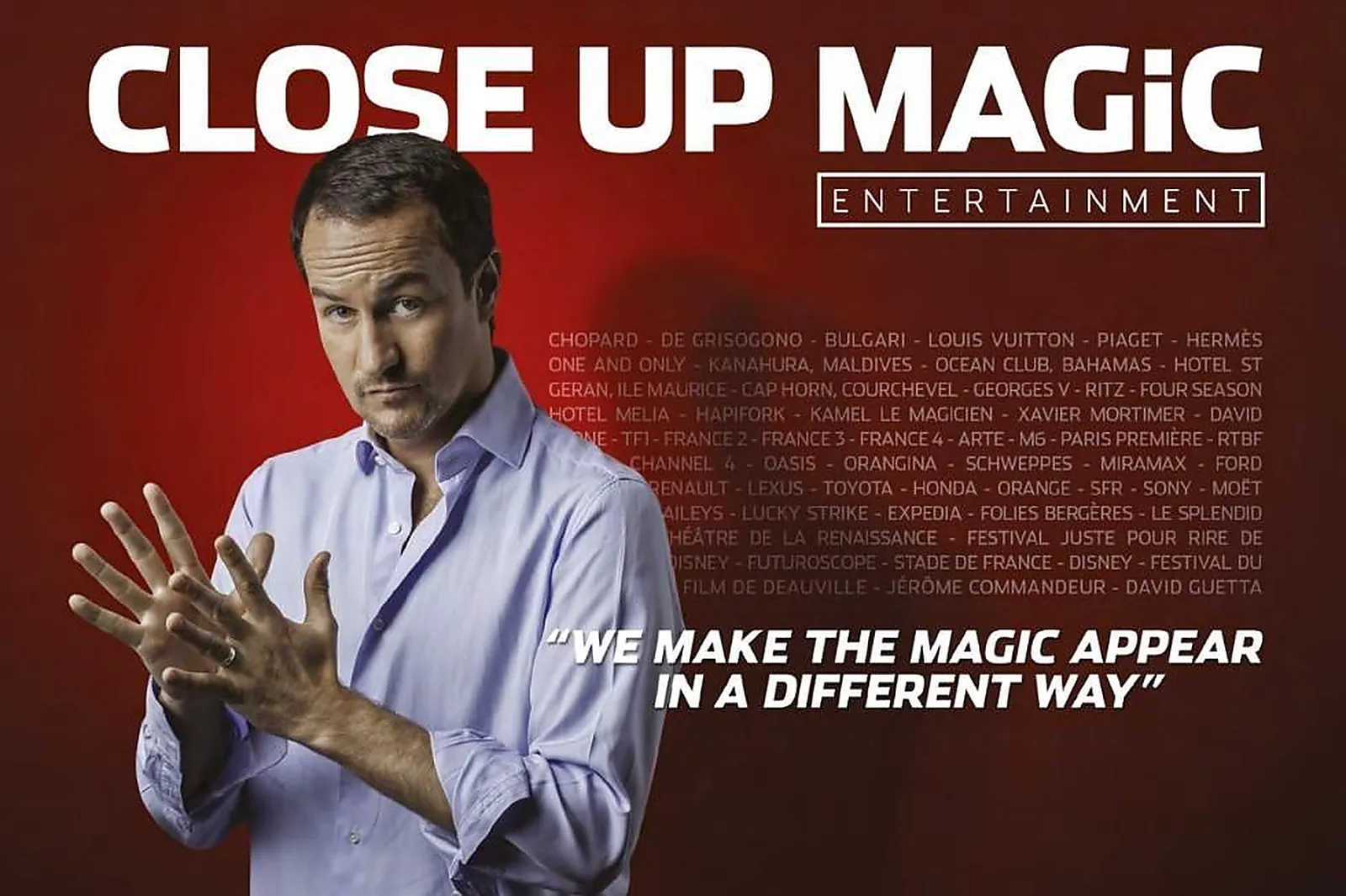 Animations événementielles, CLOSE UP MAGIC