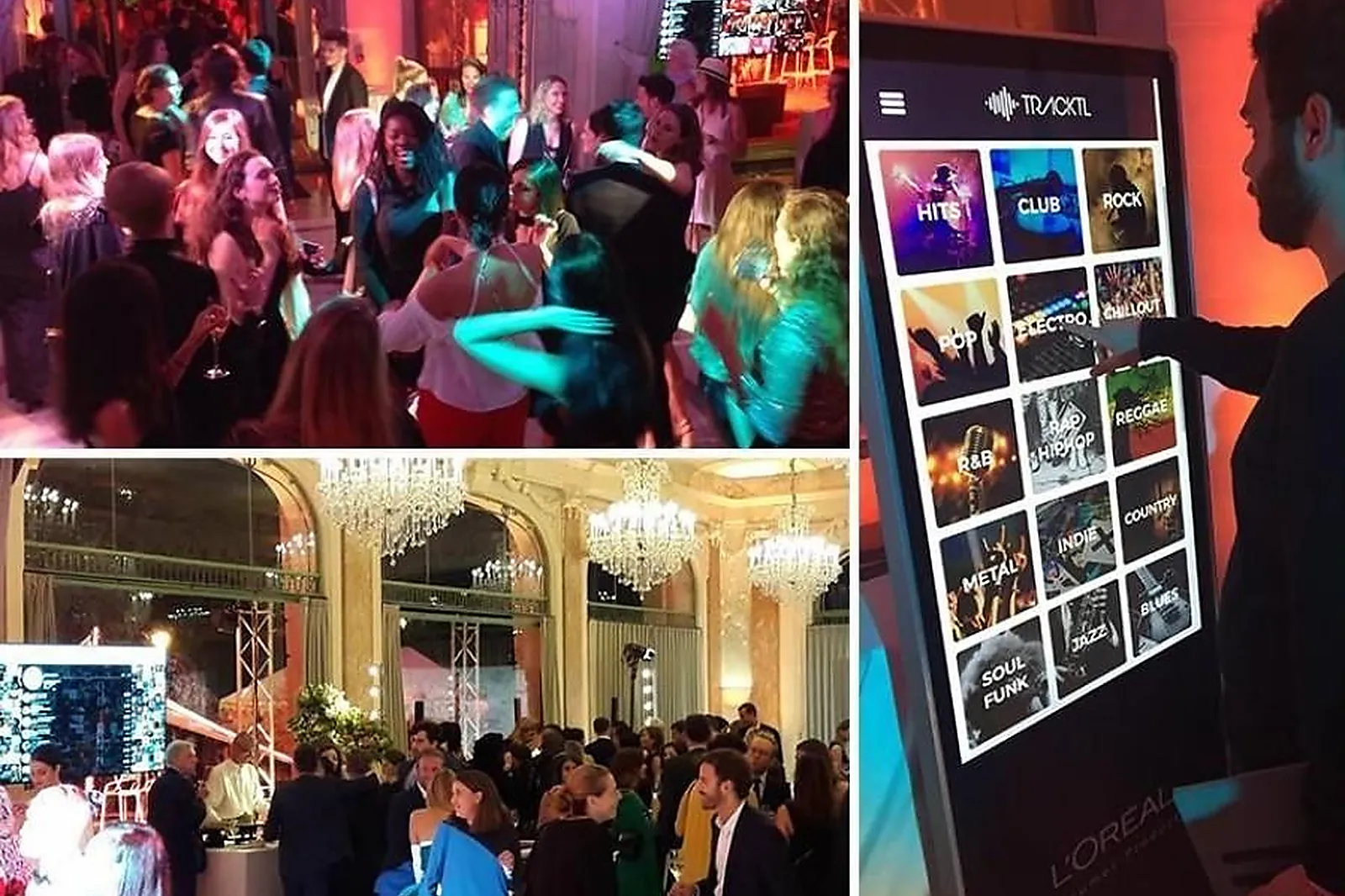 Animations événementielles, TRACKTL