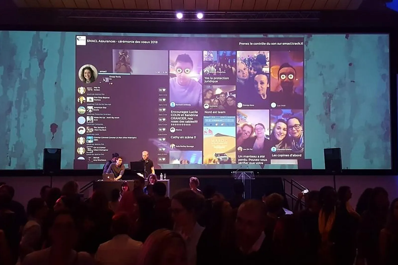 Animations événementielles, TRACKTL