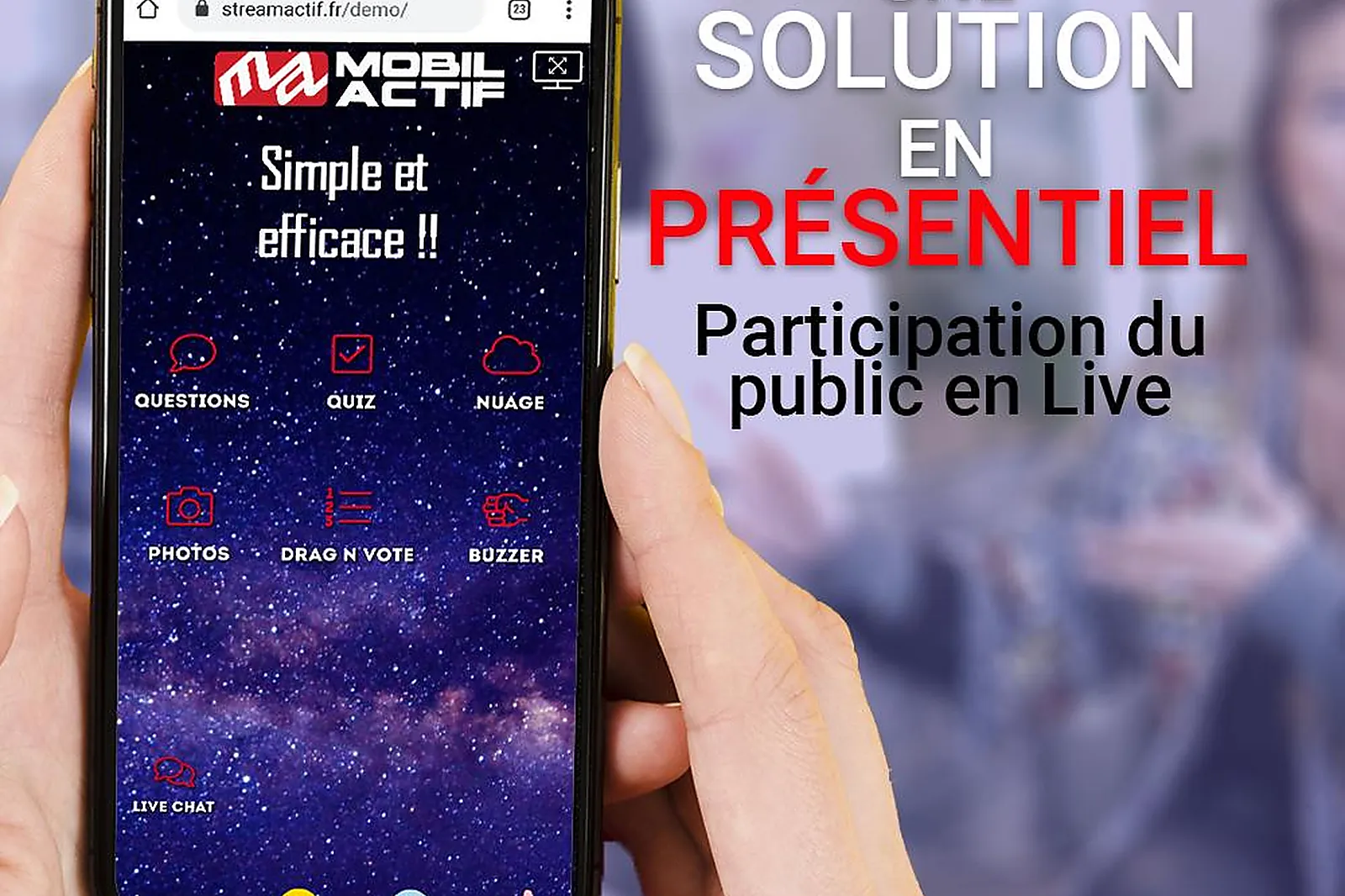 Animations événementielles, MOBILACTIF