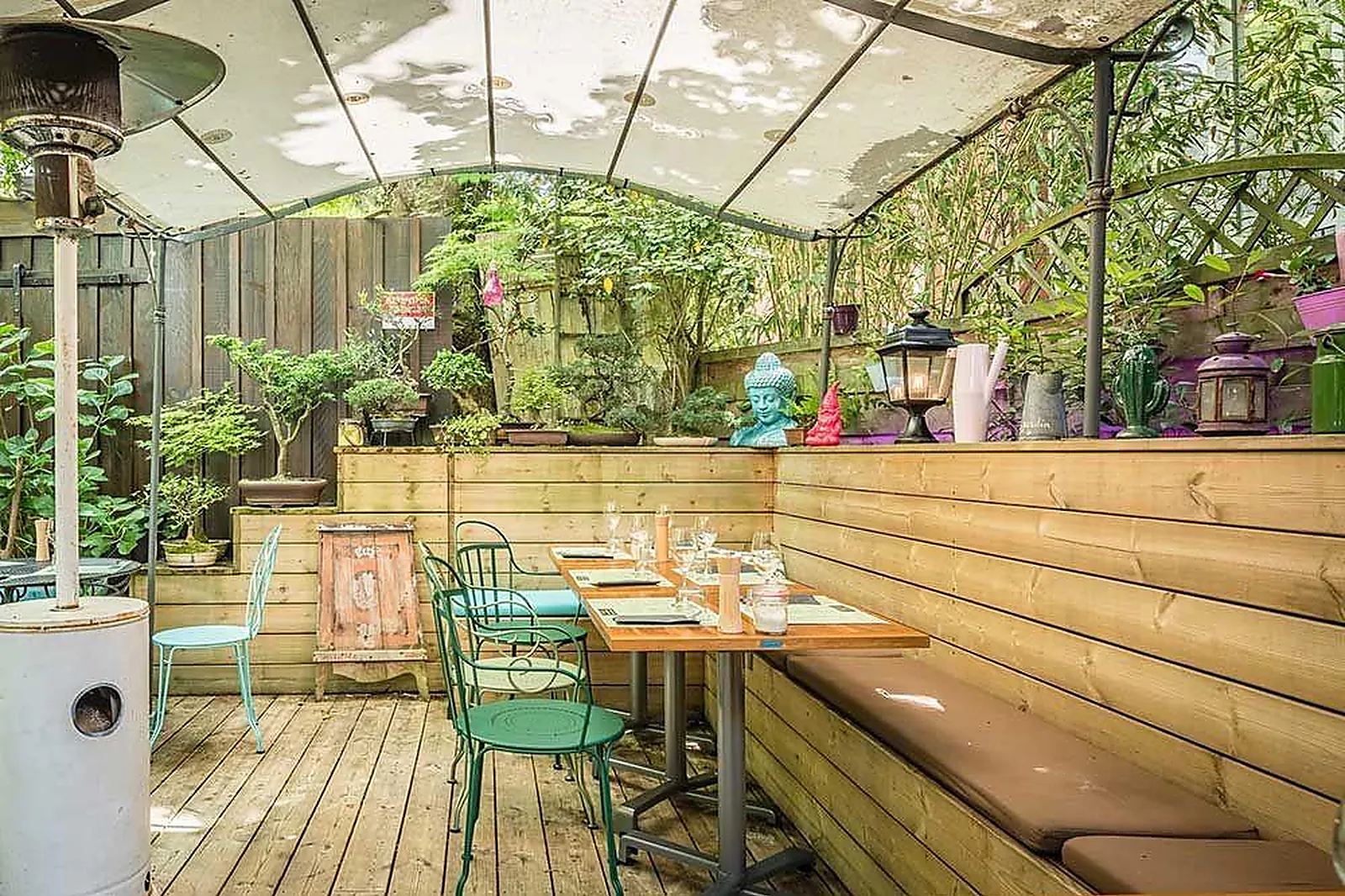 Cafés et Restaurants, RESTAURANTS - ARCACHON (GIRONDE) : RESTAURANT LE JARDIN