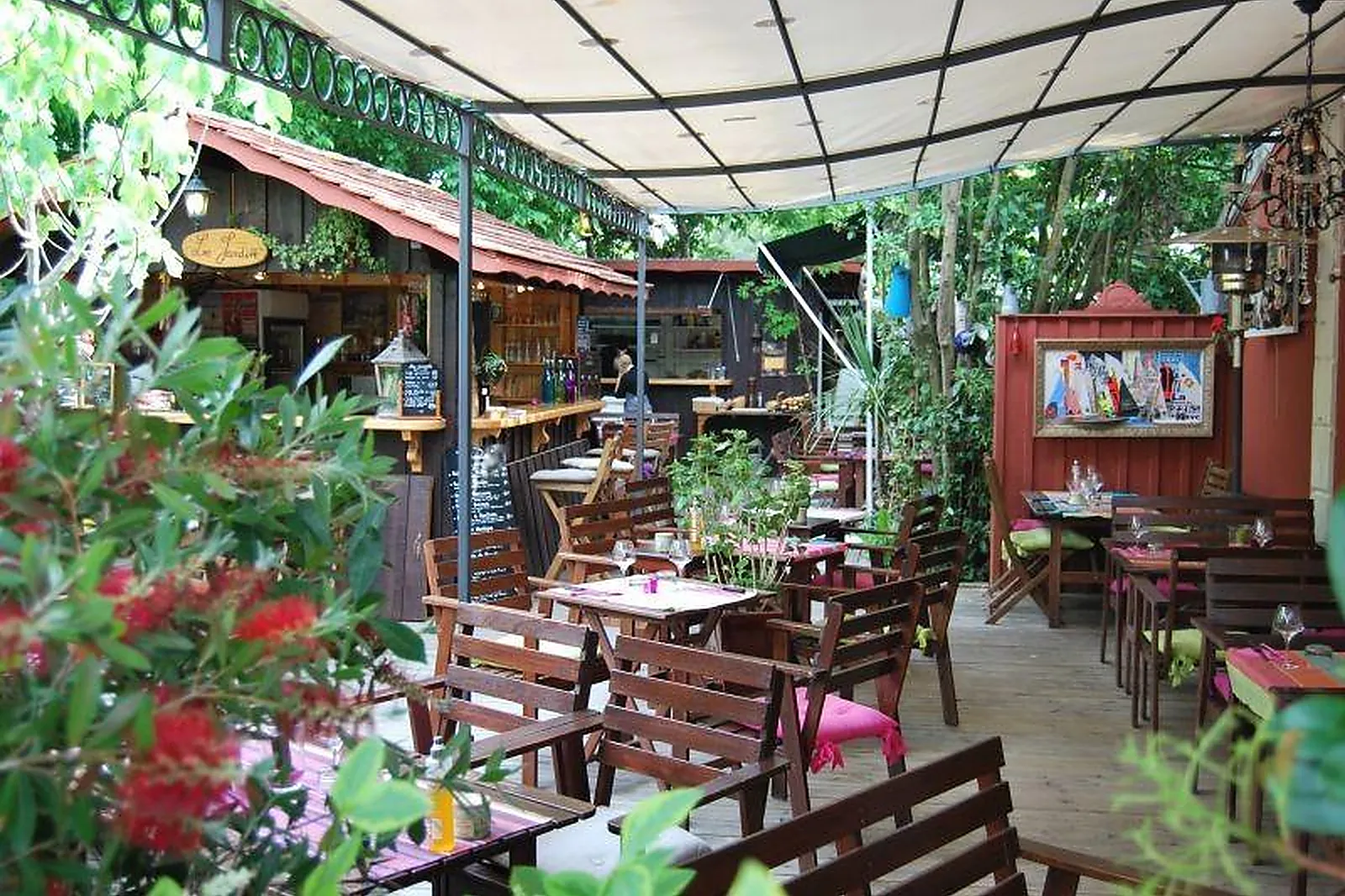 Cafés et Restaurants, RESTAURANTS - ARCACHON (GIRONDE) : RESTAURANT LE JARDIN