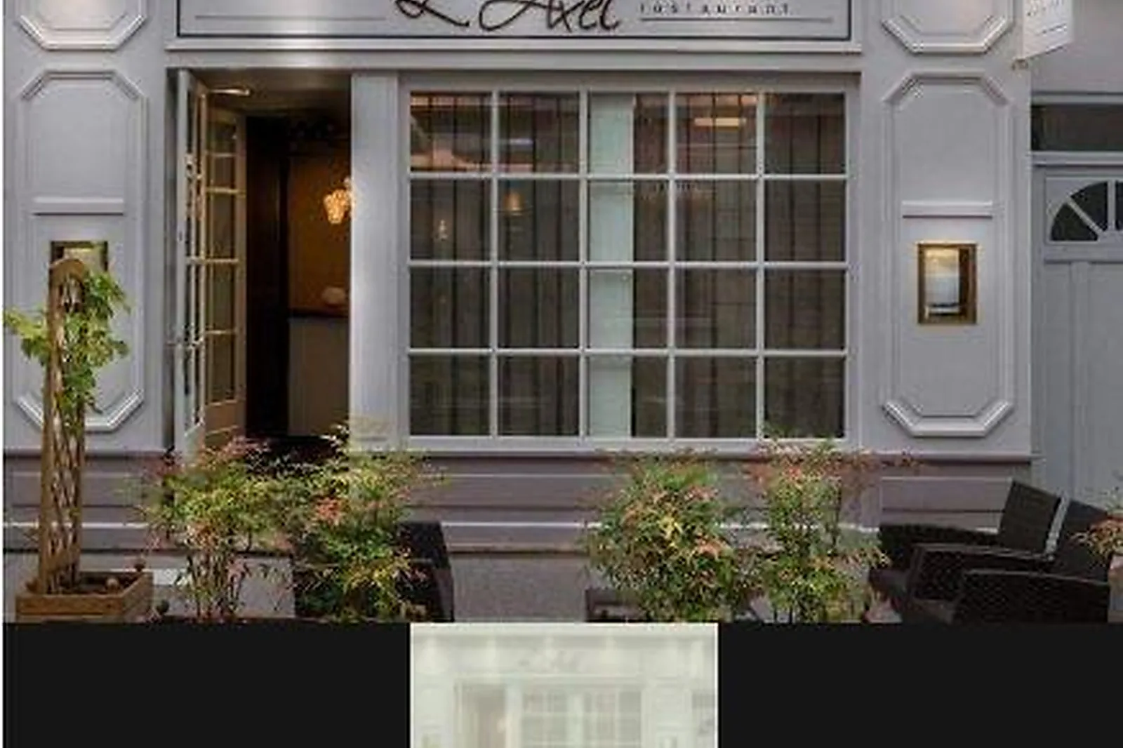 Cafés et Restaurants, RESTAURANTS - FONTAINEBLEAU (SEINE-ET-MARNE) : LL&RSQUO;AXEL