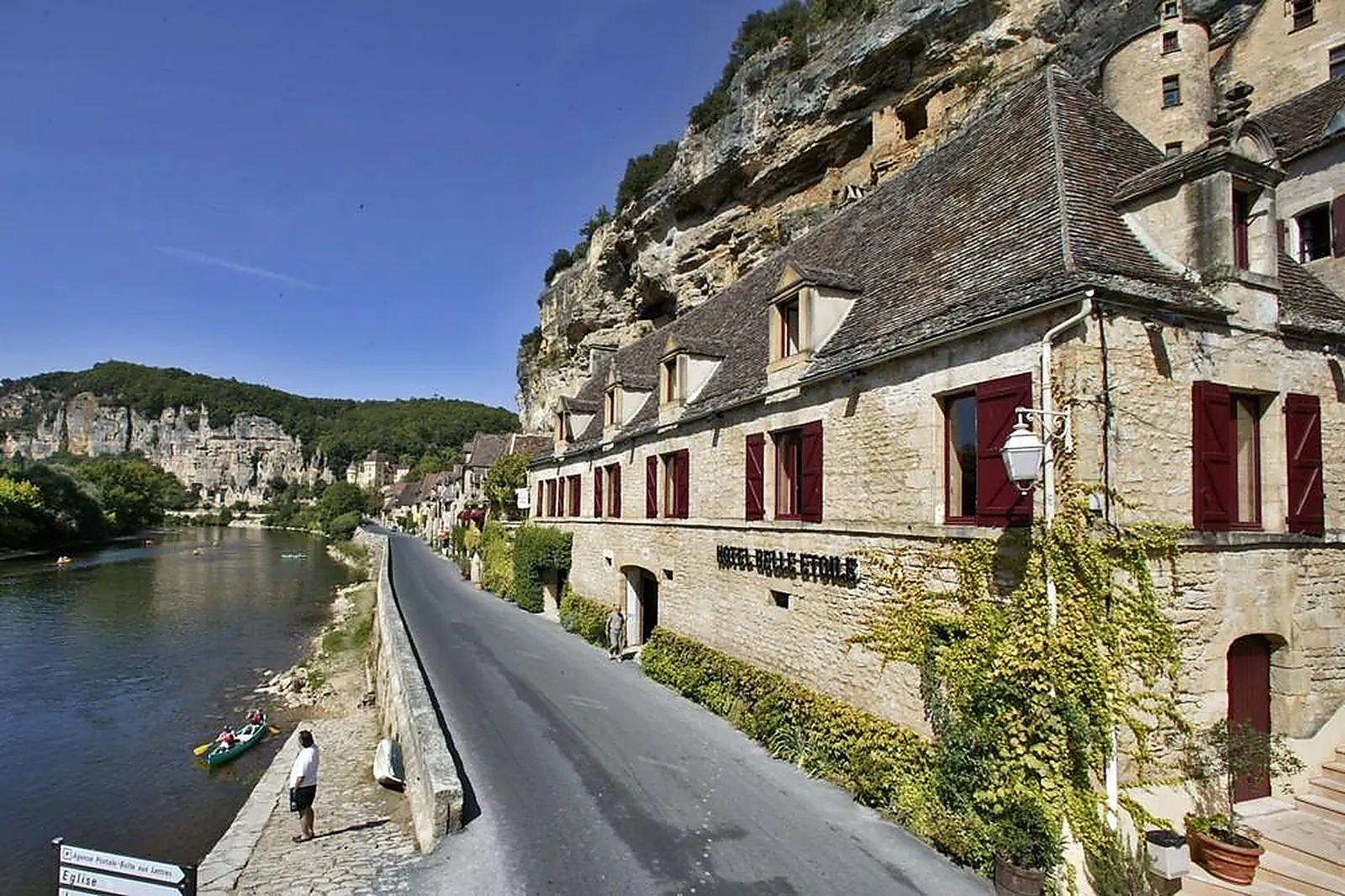 Cafés et Restaurants, RESTAURANTS - LA ROQUE-GAGEAC (DORDOGNE) : LA BELLE ETOILE