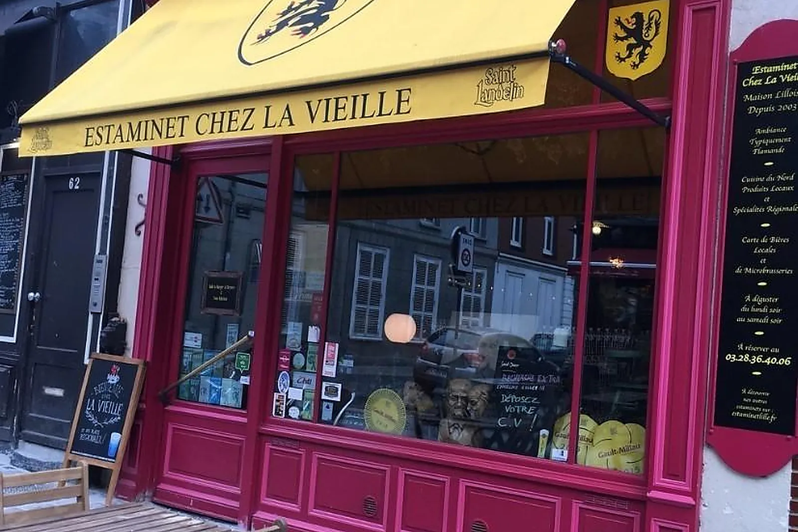 Cafés et Restaurants, RESTAURANTS - LILLE (NORD) : ESTAMINET CHEZ LA VIEILLE