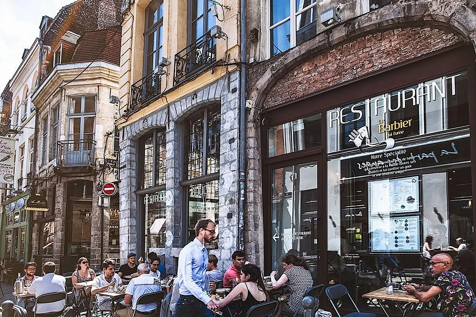 Cafés et Restaurants, RESTAURANTS - LILLE (NORD) : LE BARBIER QUI FUME VIEUX LILLE