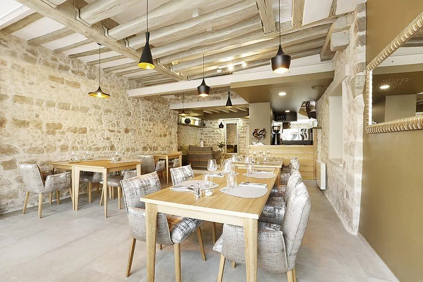 Cafés et Restaurants, RESTAURANTS - MILLY-LA-FORET (ESSONNE) : LES COQS RESTAURANT