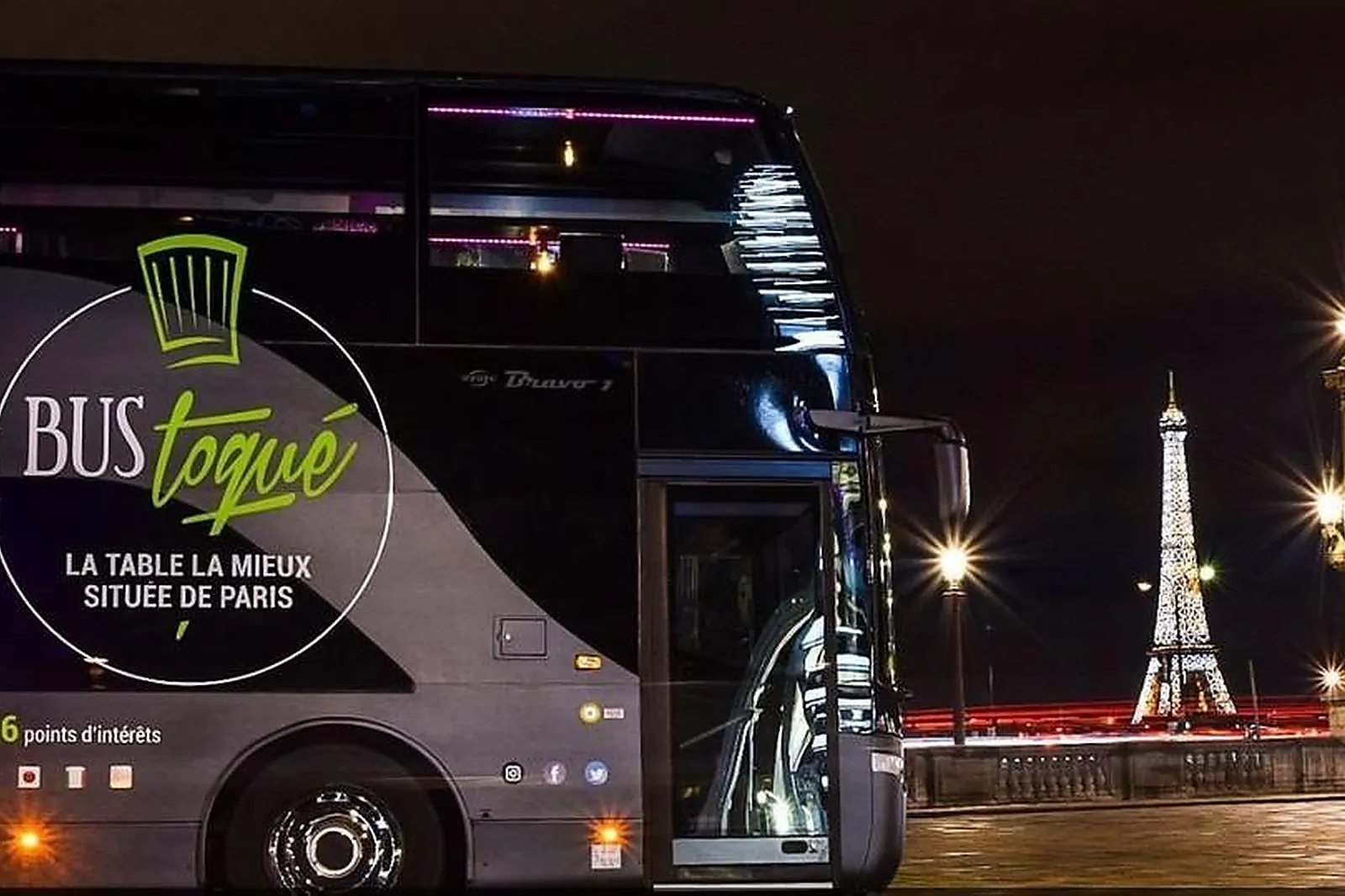 Cafés et Restaurants, RESTAURANTS - PARIS (PARIS) : BUS TOQUÉ
