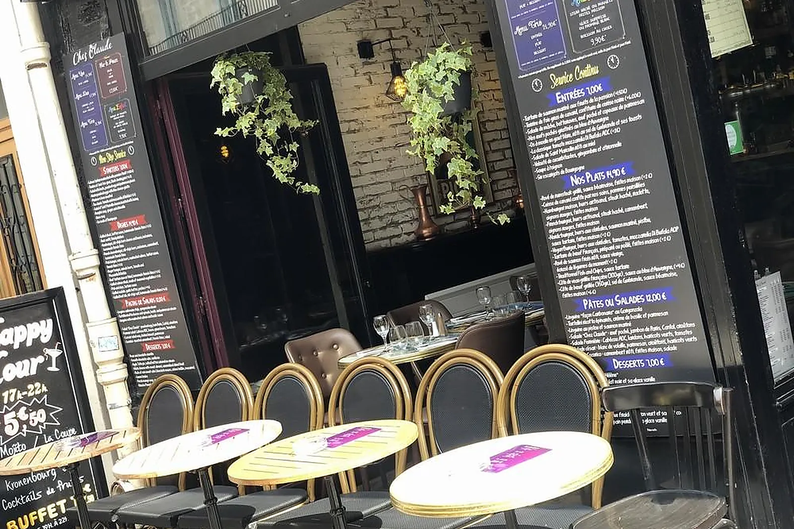 Cafés et Restaurants, RESTAURANTS - PARIS (PARIS) : CHEZ CLAUDE