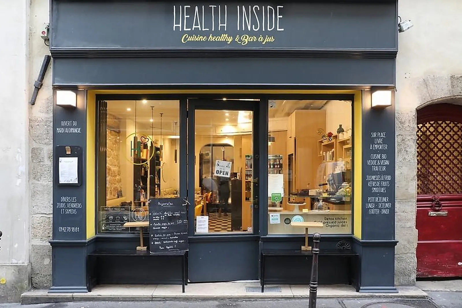 Cafés et Restaurants, RESTAURANTS - PARIS (PARIS) : HEALTH INSIDE