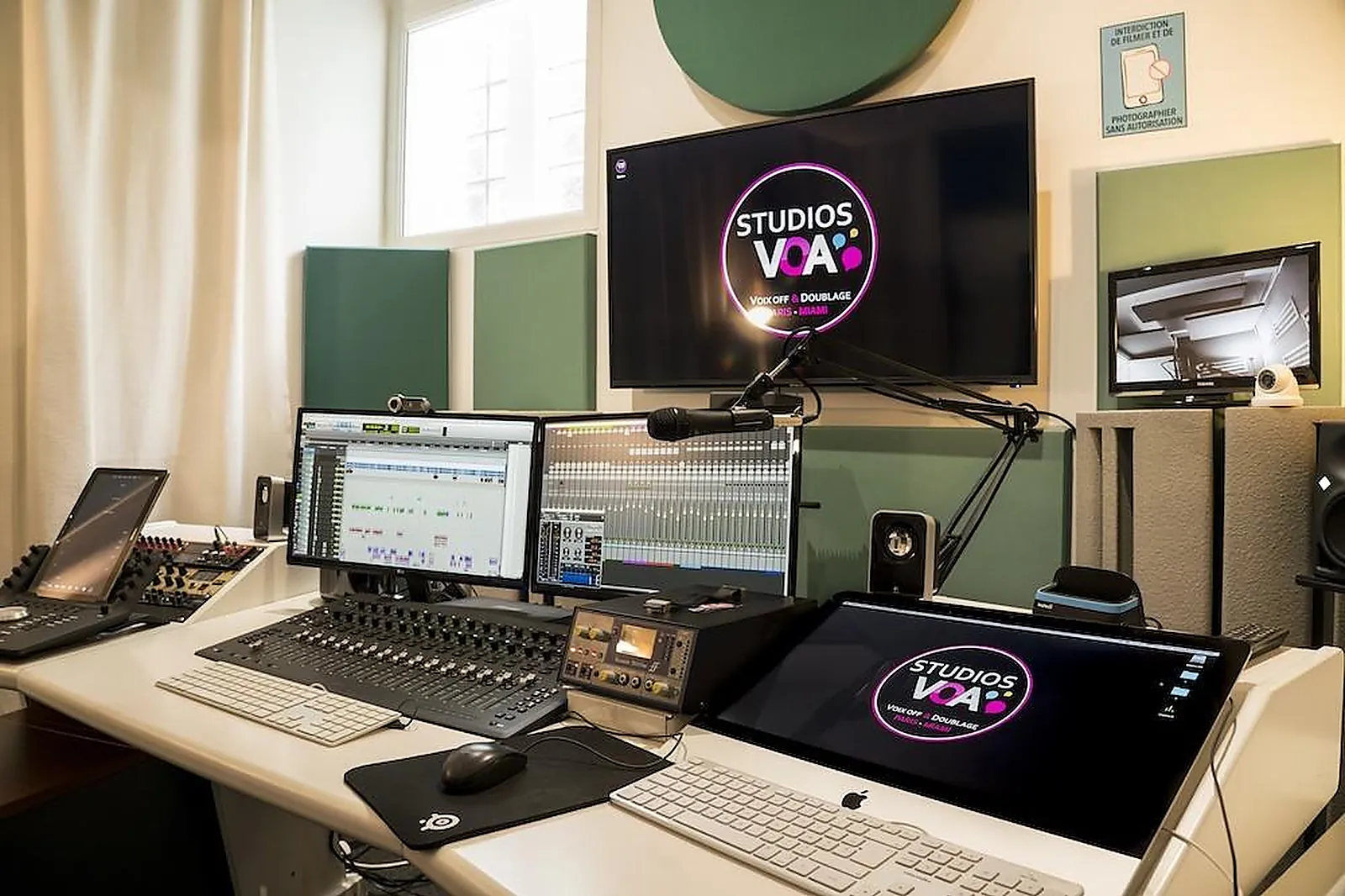 Sonorisation, SONORISATION - VIDÉO - MONTREUIL (SEINE-SAINT-DENIS) : STUDIOS VOA