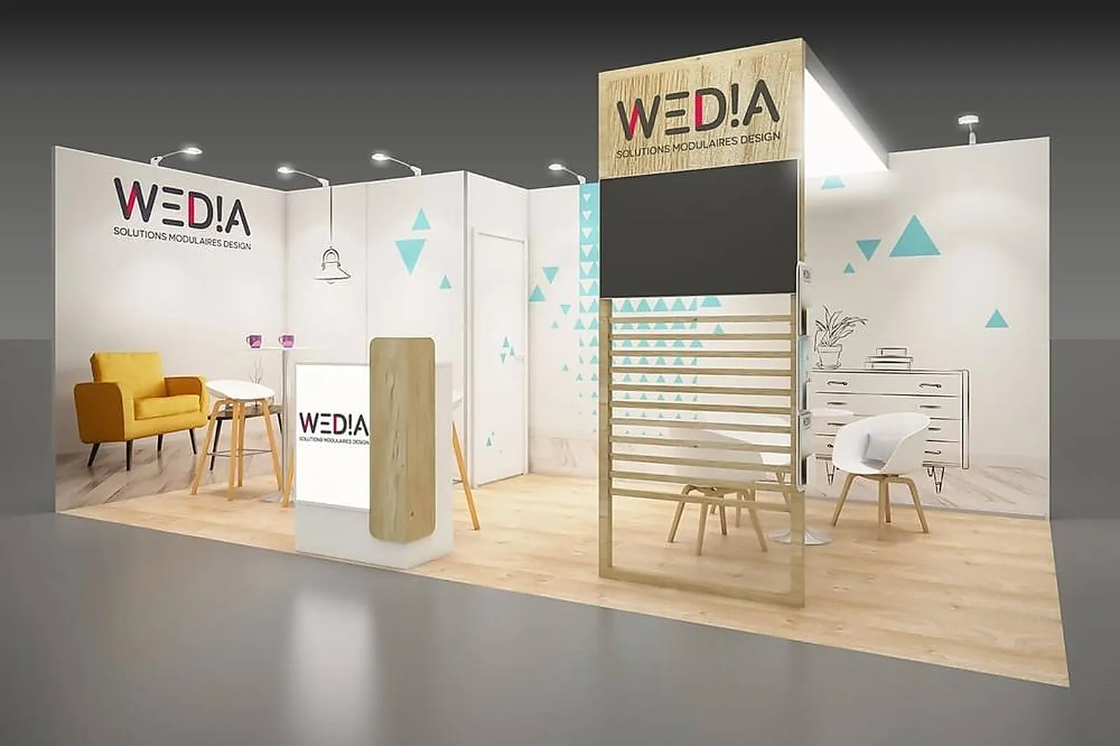 Prestataire Technique Audiovisuel, STANDISTES - SAINT-BONNET-DE-MURE (RHÔNE) : WEDIA