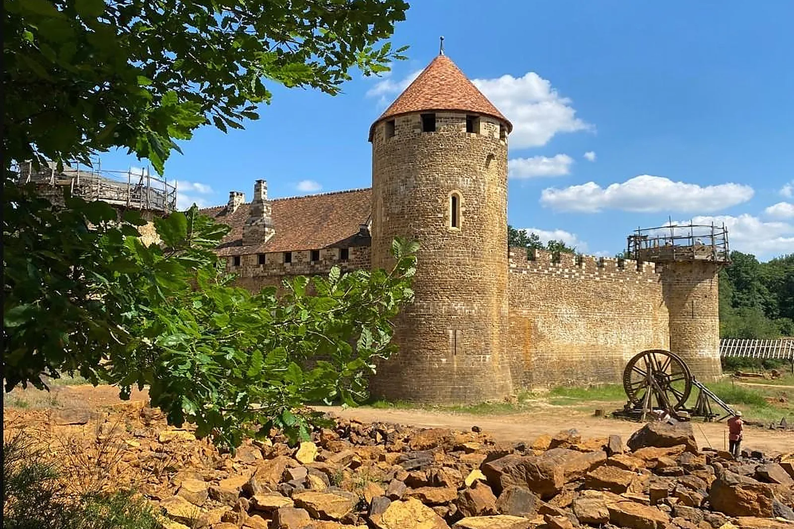Team building construction, TEAM BUILDING - TREIGNY (YONNE) : GUÉDELON