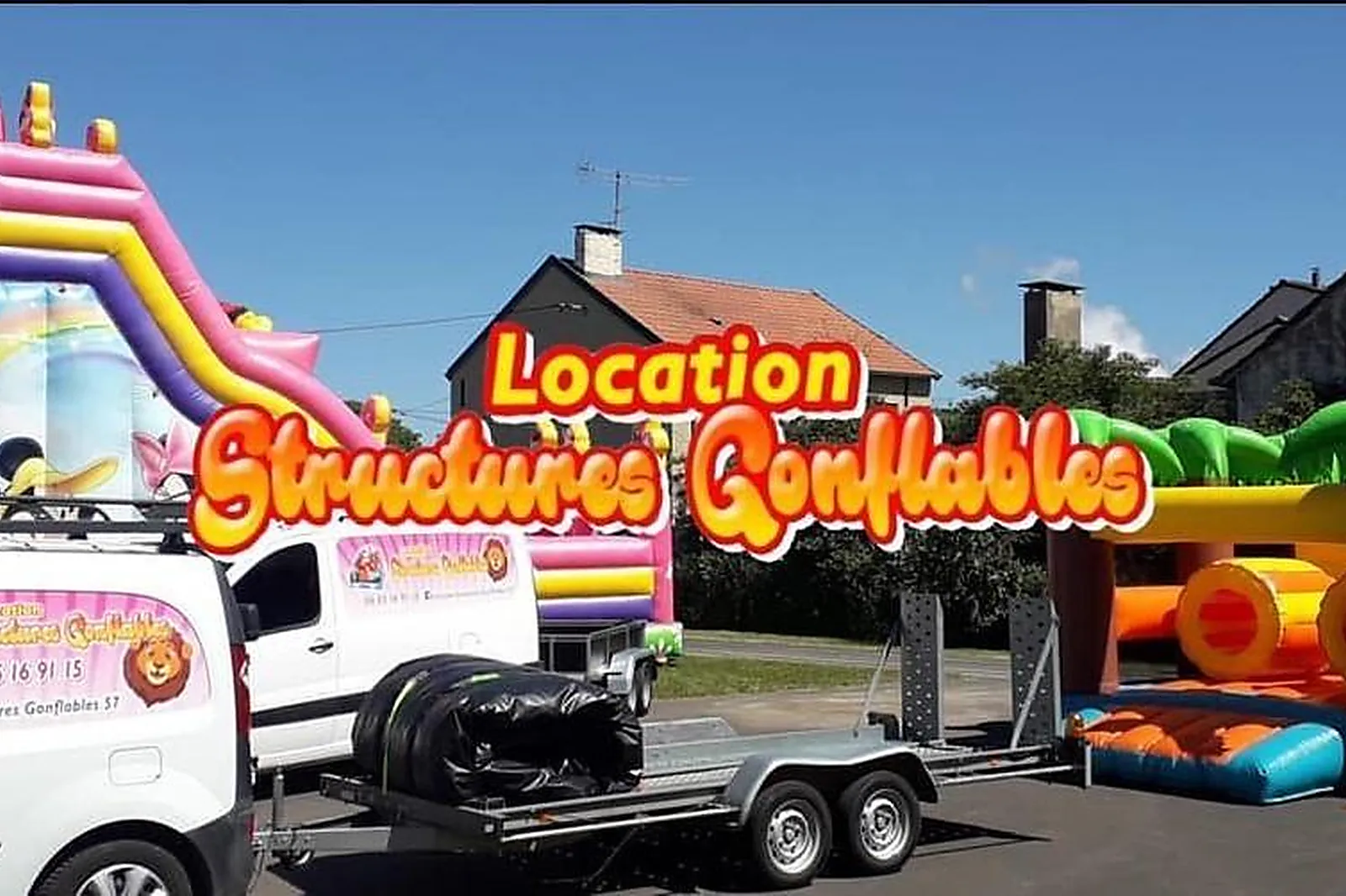 Tente et Chapiteau, TENTES ET CHAPITEAUX - KEDANGE-SUR-CANNER (MOSELLE) : LOCATION STRUCTURES GONFLABLES