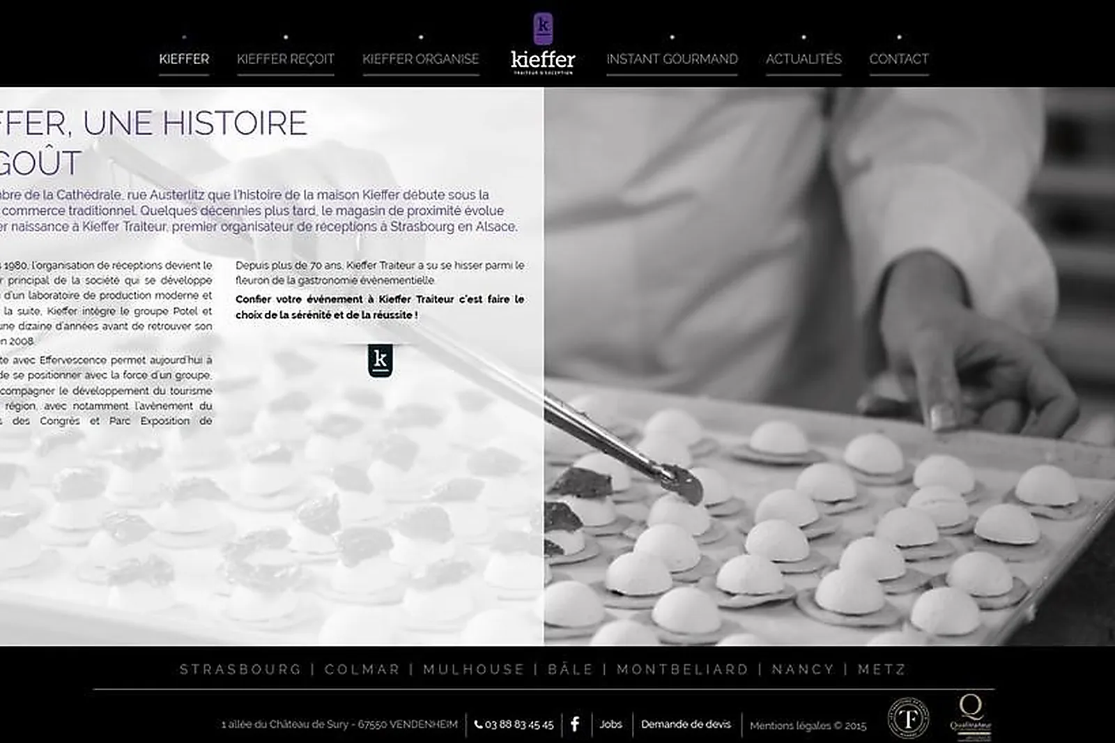 Alsace-Champagne-Ardenne-Lorraine, TRAITEURS - SCHILTIGHEIM (BAS-RHIN) : KIEFFER TRAITEUR