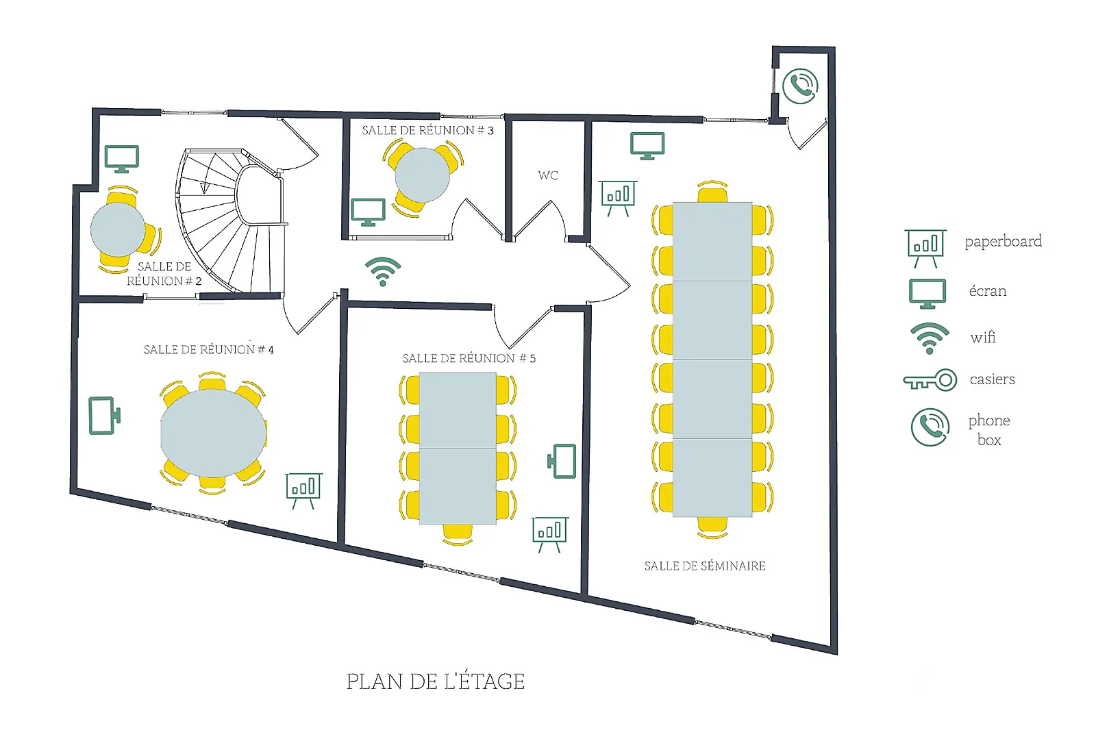Lieux événementiels, LA CANOPÉE - COWORKING ET SALLES DE RÉUNION - PARIS 17