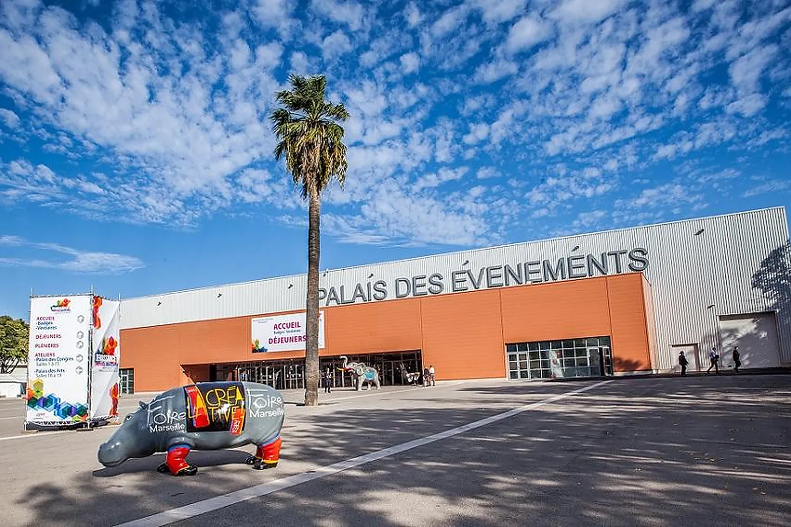Lieux événementiels, MARSEILLE CHANOT : LE PALAIS DES CONGRÈS ET DES EXPOSITIONS DE MARSEILLE