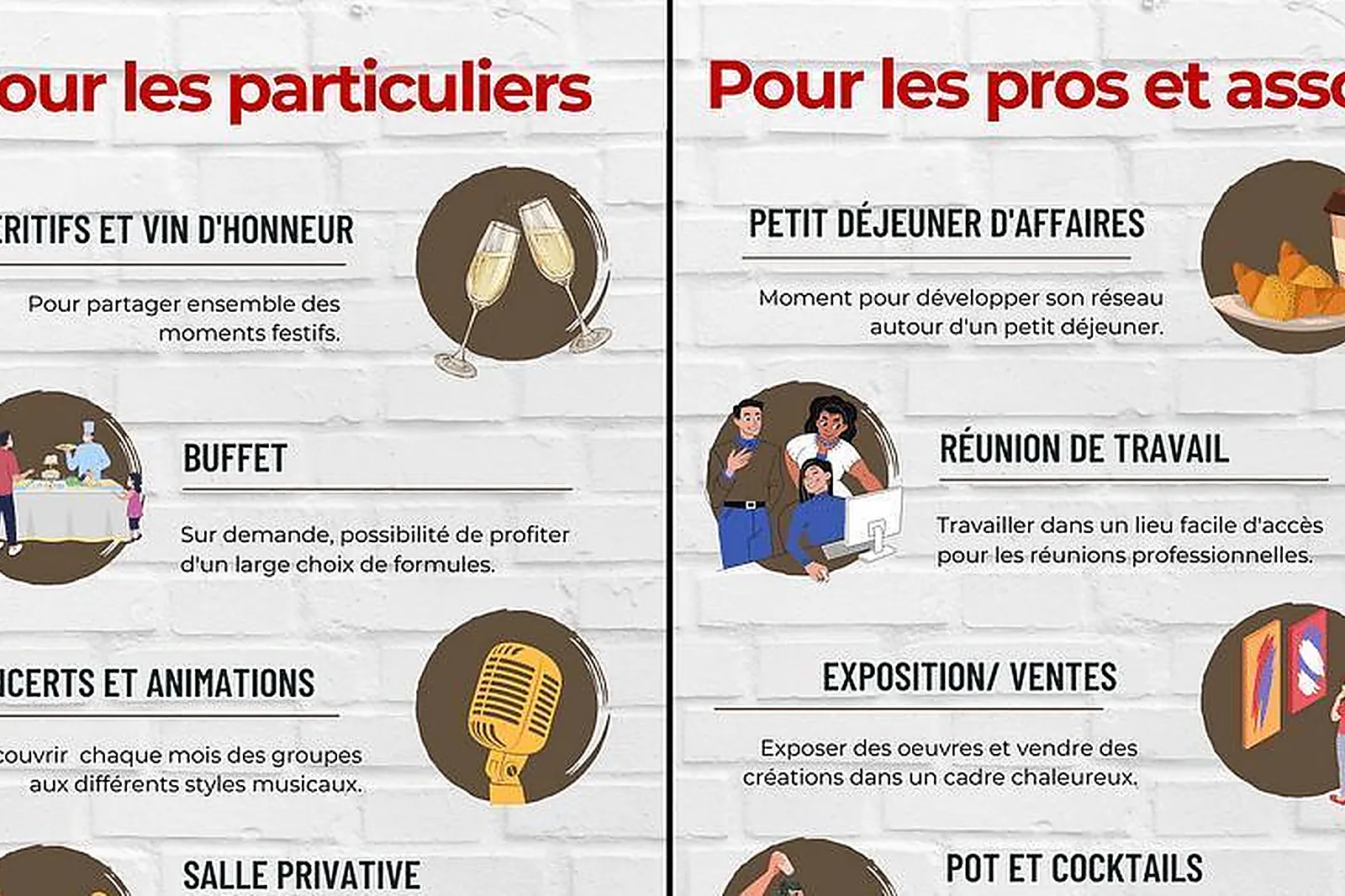 Lieux événementiels, BAR LE CENTRAL