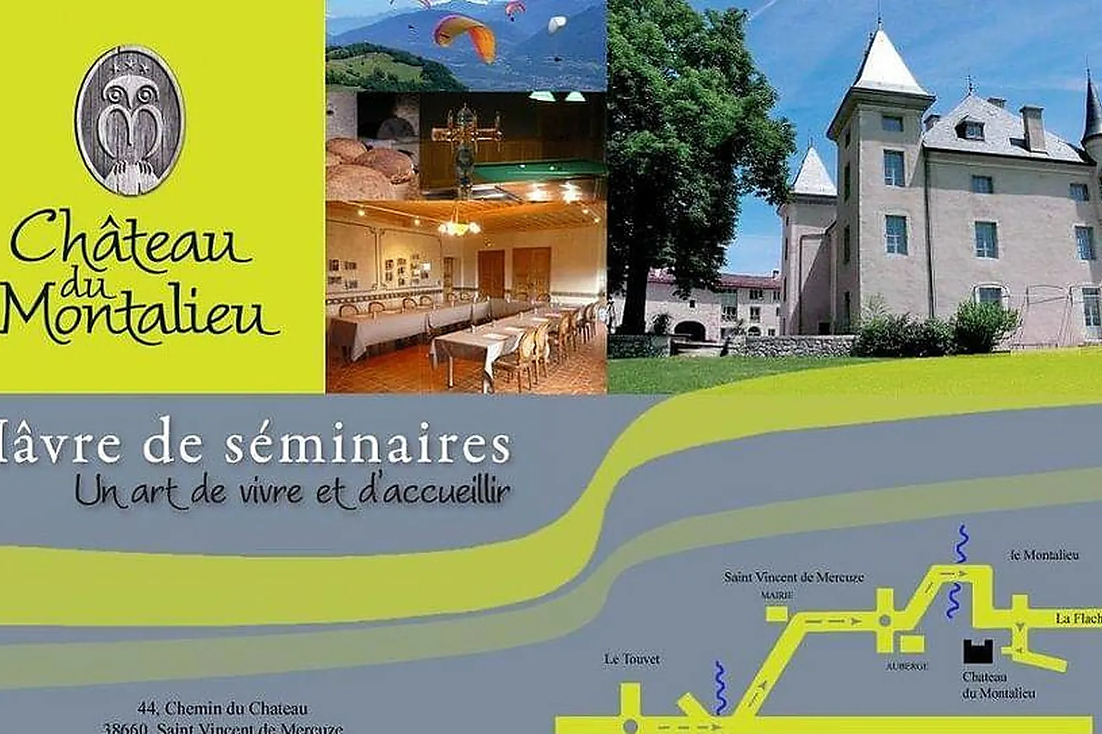 Lieux événementiels, CHÂTEAU DU MONTALIEU ***