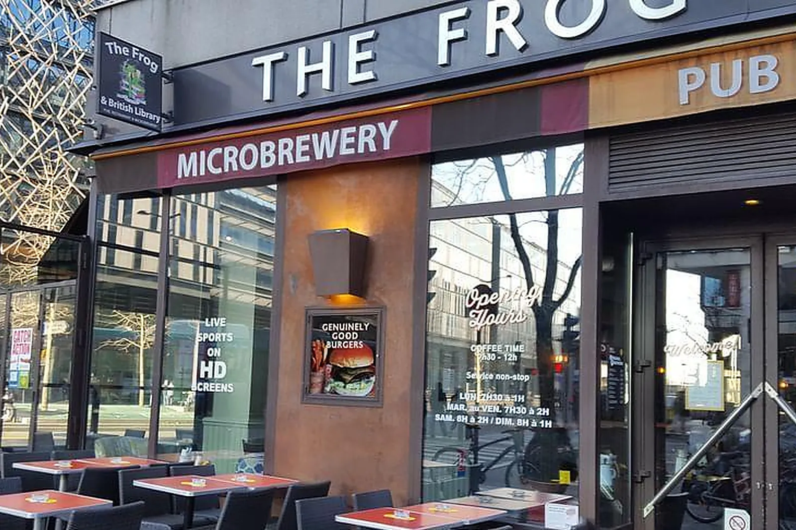 Lieux événementiels, FROG & BRITISH LIBRARY