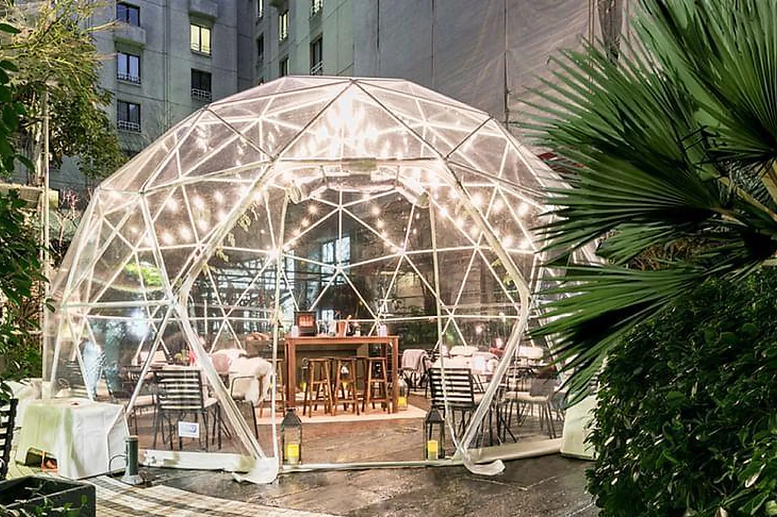 Lieux événementiels, LA BULLE D'HIVER - JARDIN PRIVÉ