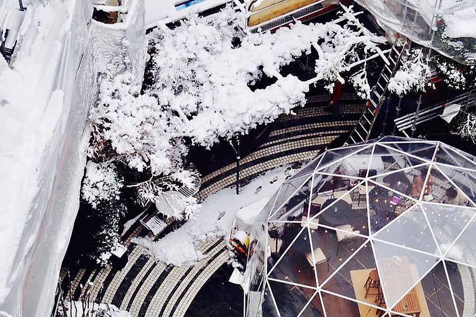 Lieux événementiels, LA BULLE D'HIVER - JARDIN PRIVÉ