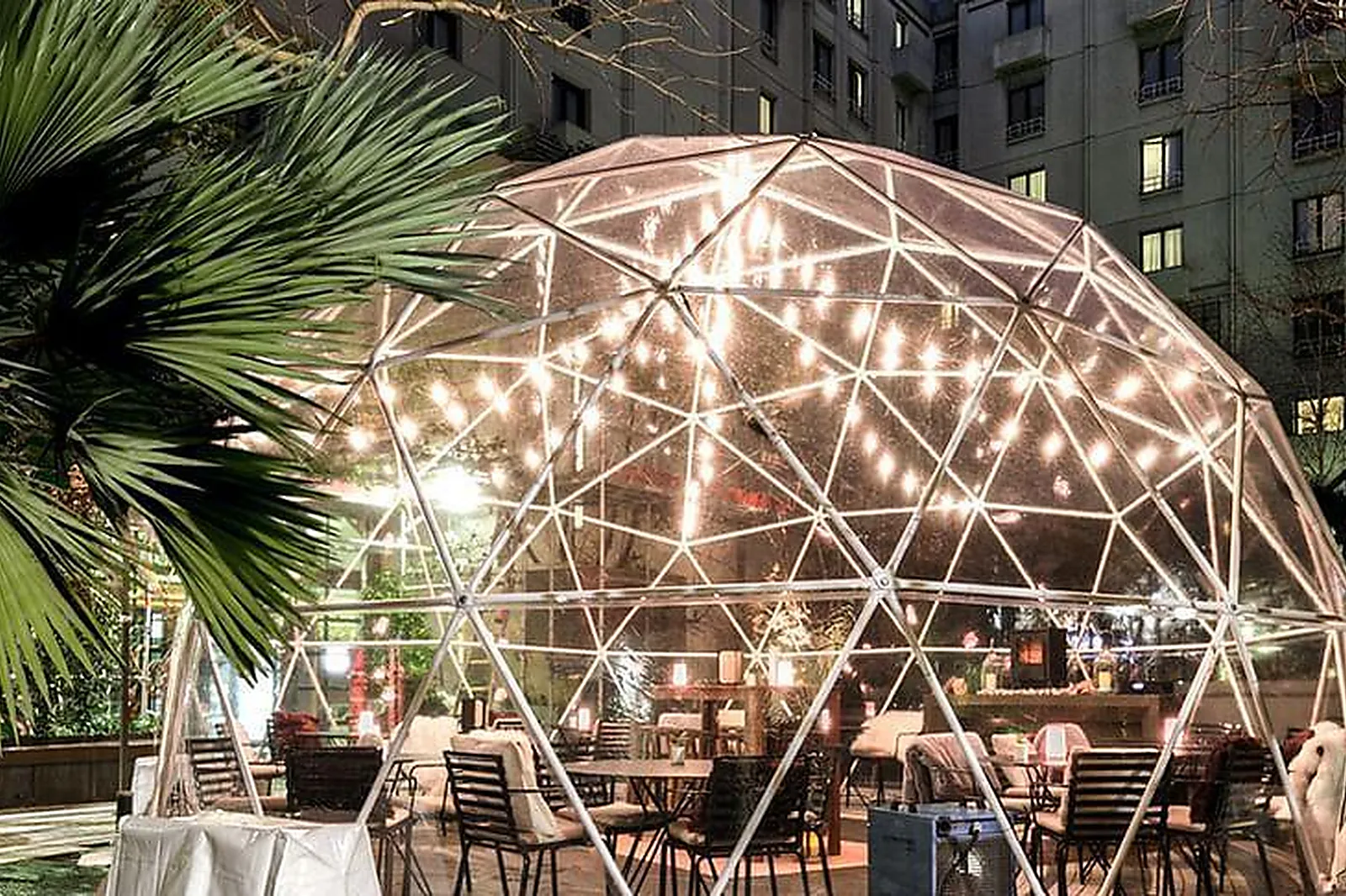 Lieux événementiels, LA BULLE D'HIVER - JARDIN PRIVÉ