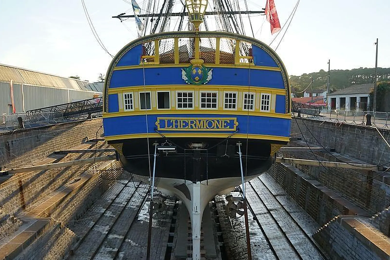Lieux événementiels, LA FRÉGATE L'HERMIONE
