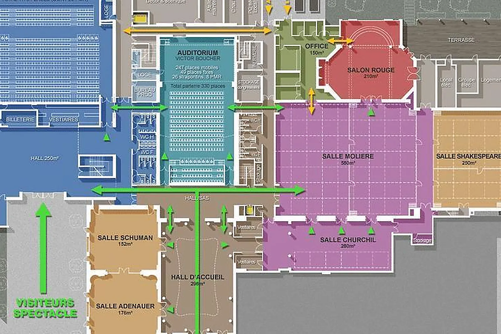 Lieux événementiels, PALAIS DES CONGRÈS LE TOUQUET PARIS-PLAGE