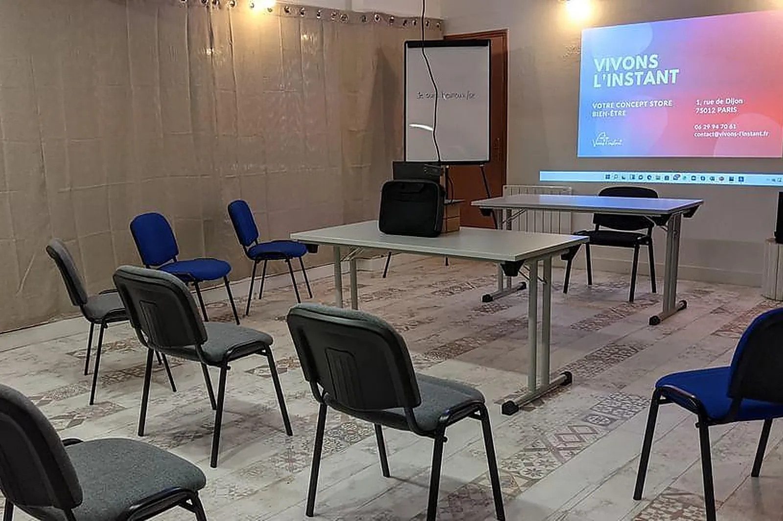 Lieux événementiels, VIVONS L'INSTANT