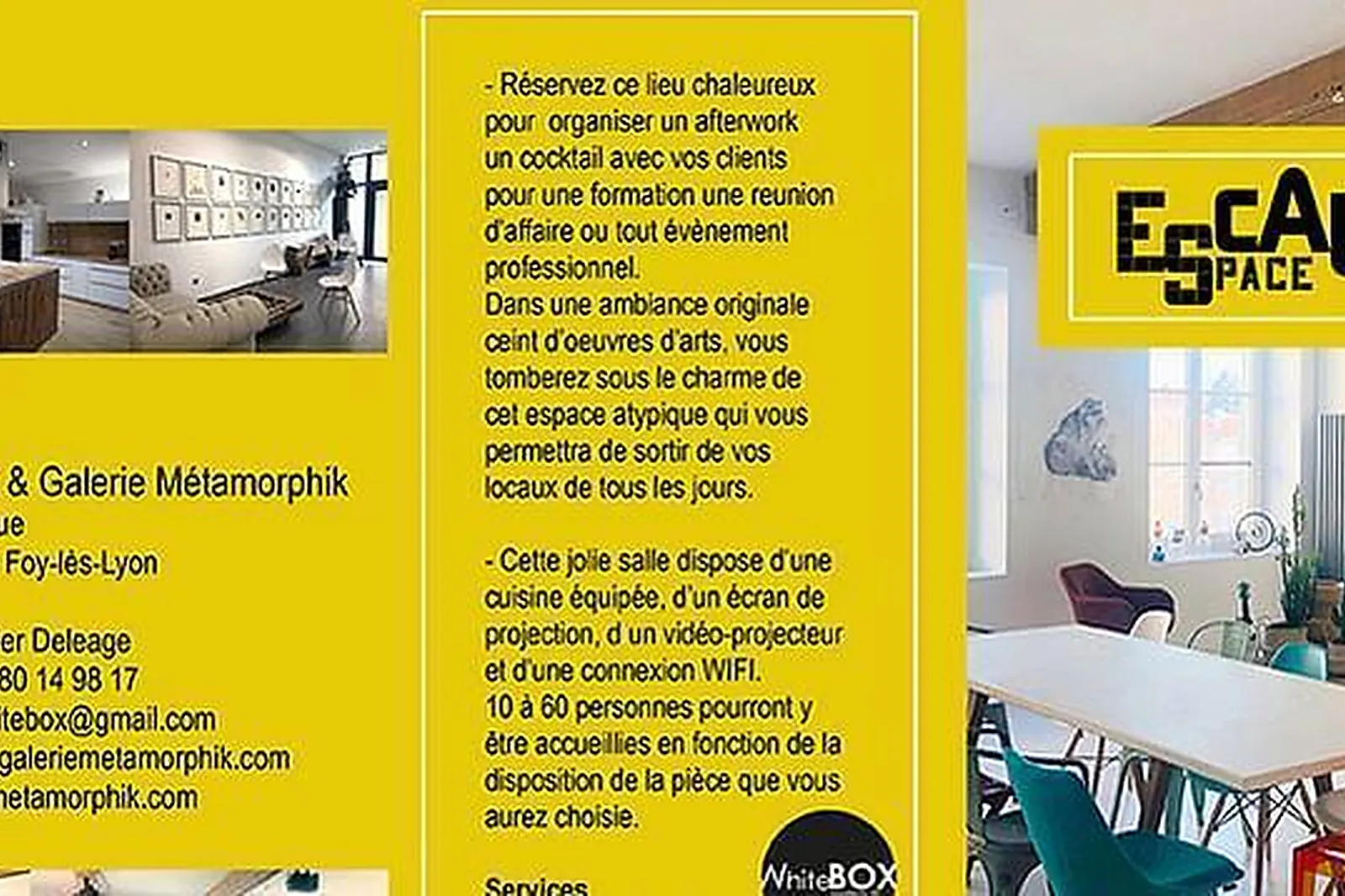 Lieux événementiels, WHITEBOX FACTORY