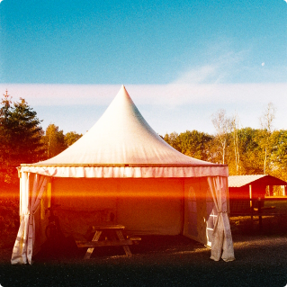 Chapiteau de réception